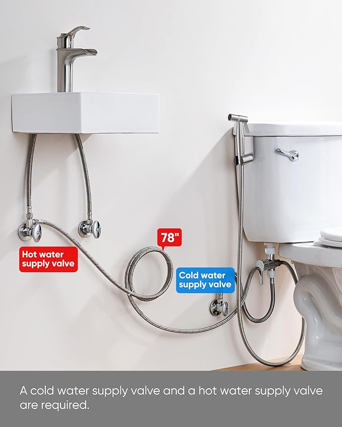 Arofa Hot and Cold Handheld Bidet Sprayer - Image 5
