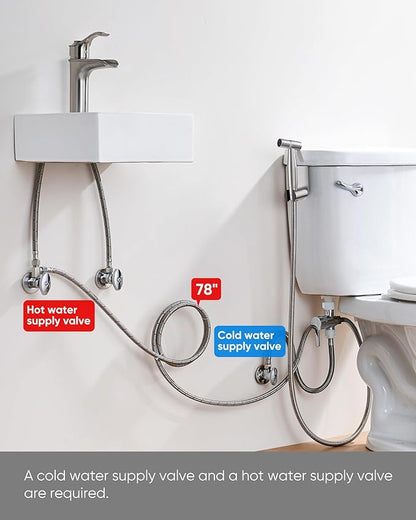 Arofa Hot and Cold Handheld Bidet Sprayer - Image 5
