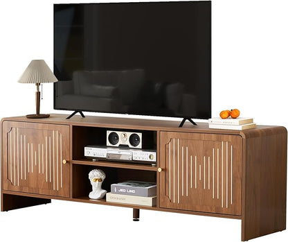 MAHYIZYI 58'' TV Stand for 65 inch TV, Mid Century Modern Entainment Center - Image 9