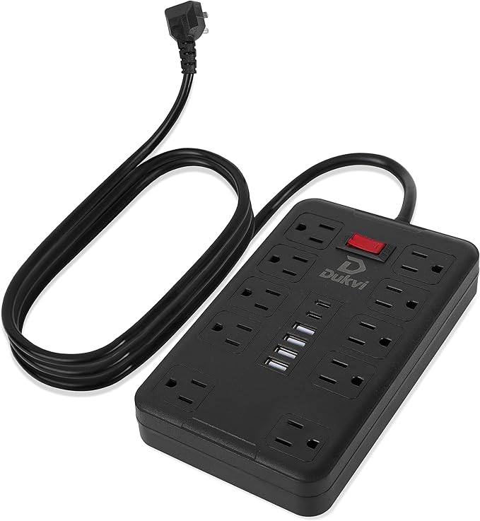 DUKVI Surge Protector Power Strip by DUKVI