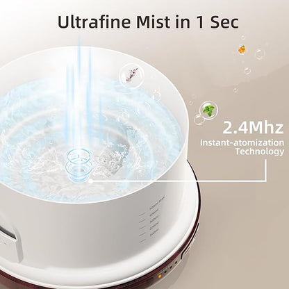 ASAKUKI Essential Oil Diffuser for Home, 500ml Aromatherapy Fragrant Oil - Image 3