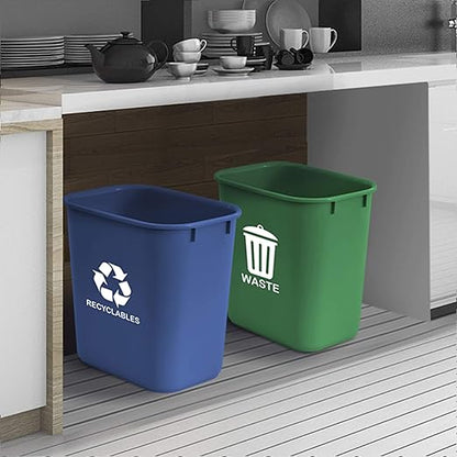 Acrimet Wastebasket Bin for Recycling and Waste, 6.75 Gallon/ 27 Quart/ 24 Liter - Image 3