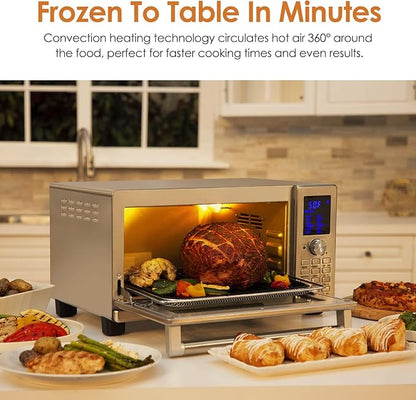 Nuwave Bravo Air Fryer Convection Oven Countertop, 100-in-1 Smart Grill Combo - Image 5