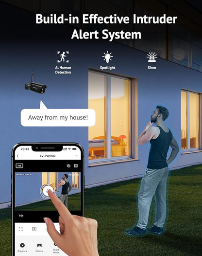 LaView 4K Outdoor Security Cameras, 8MP HD Cameras - Image 5