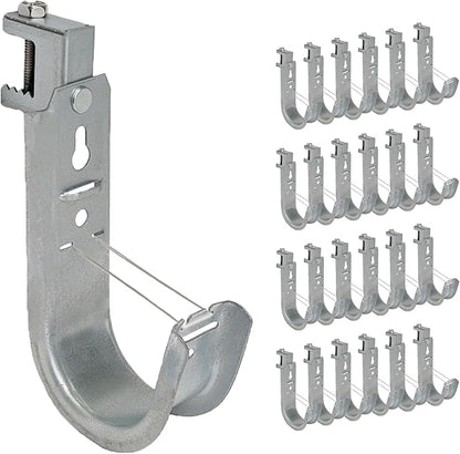 ICC Beam Clamp J Hook 2” with Retainer Clip by ICC