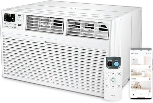 TCL H10T9EX1-A 10, 000 Smart Through-The-Wall Air Conditioner, Fan & by TCL