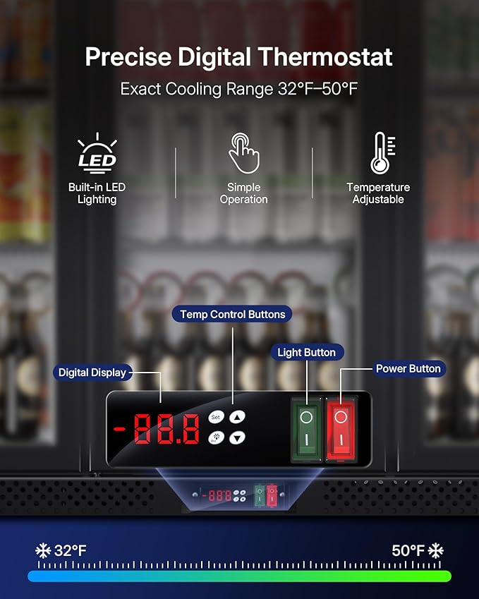Upstreman 11.4 Cu.Ft Back Bar Cooler - Image 3