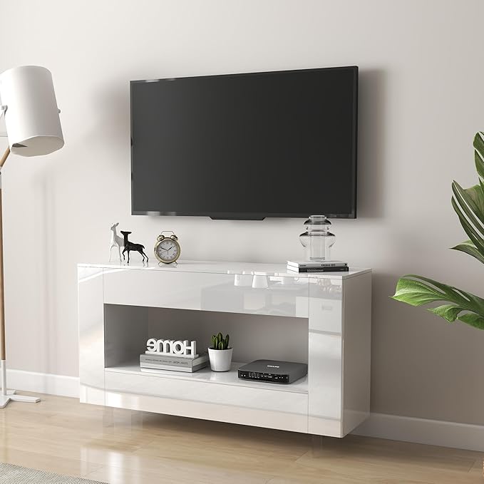 Vavkorkula High Gloss TV Stand for 55 Inch - Image 8