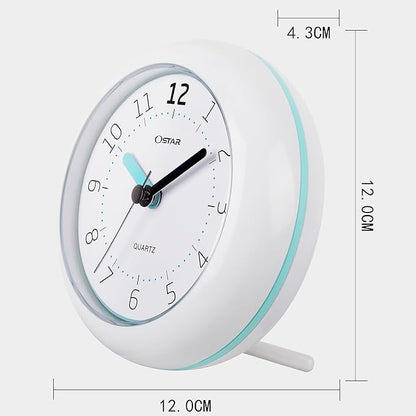 OSTAR Waterproof Bathroom Shower Clock, Analog Quartz Clock Hanging Stand Dual - Image 3