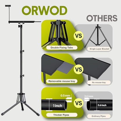 ORWOD Projector Stand Laptop Tripod - Image 3