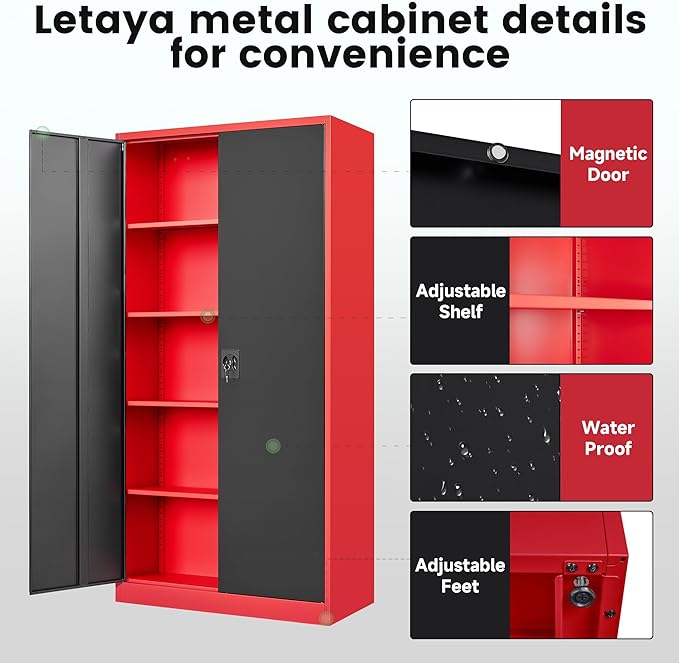 Letaya Metal Storage Cabinets - Image 4