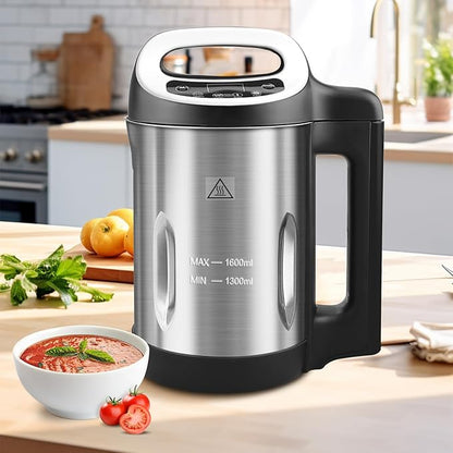 Homtone 1.6L Soup Maker, Stainless Steel Soup Making Machine by Homtone
