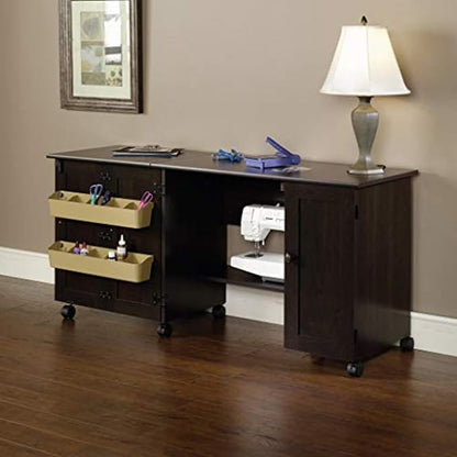 Sauder Miscellaneous Storage Easy Rolling Sewing and Craft Table/Cart/ Pantry - Image 2