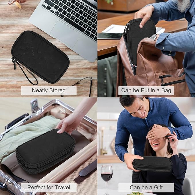 FYY Electronic Organizer, Travel Cable Organizer Bag Pouch Electronic - Image 7
