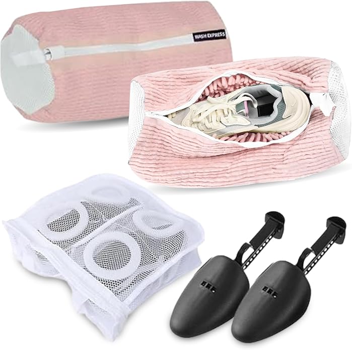 Wash Express Shoe Cleaning Kit: Shoe Washing Bag, Mesh Laundry Bag by Unknown