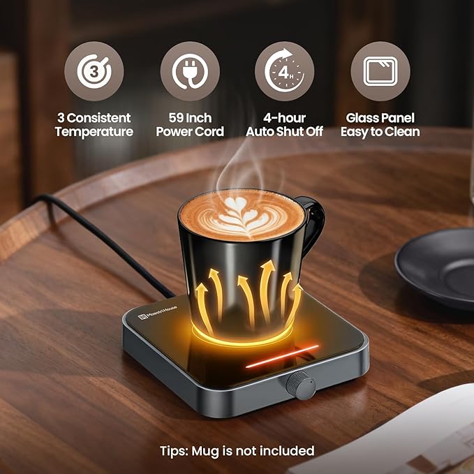 Maestri House Mug Warmer, Electric Coffee Cup Warmer - Image 3