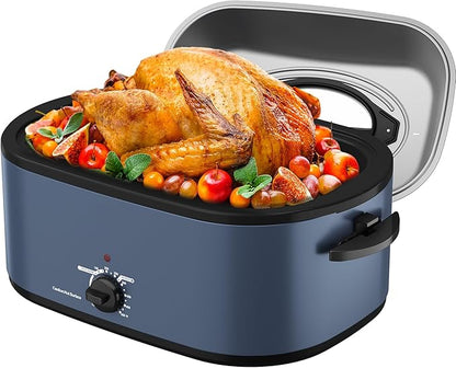 SUNVIVIPRO Roaster Oven 28 Quart, Electric Turkey Roaster by LightUpLife