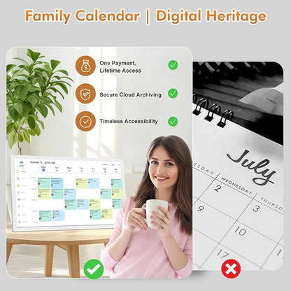 32" Digital Calendar Chore-Chart for-Wall-Planner - Image 3