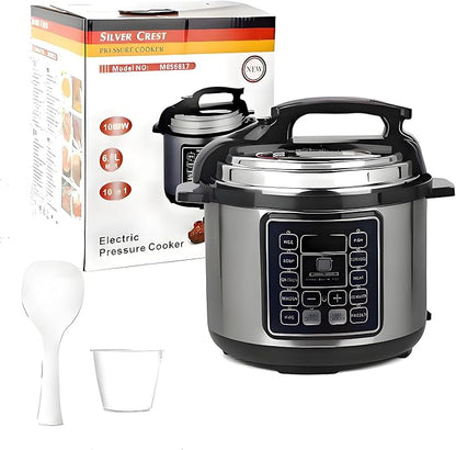 Electric Pressure Cooker, 6 Liters, Slow Stew Pot by Aptovpvp