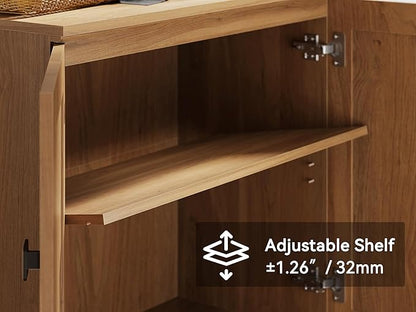 Buffet Sideboard Cabinet Farmhouse Modern 3 in1 Storage Cabinet - Image 5