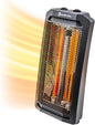Comfort Zone Indoor Tower Space Heater, Adjustable Thermostat, Radiant Heat by ComfortZone