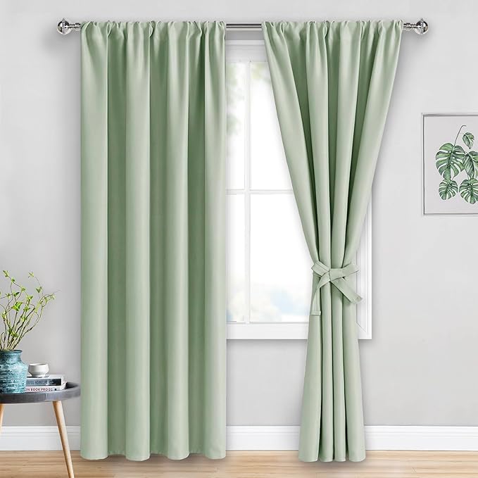 JIUZHEN Blackout Curtains for Bedroom by JIUZHEN