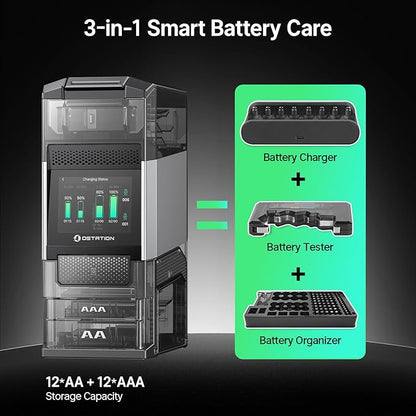 Ostation 2 Pro 3-in-1 Smart Battery Charger - Image 2