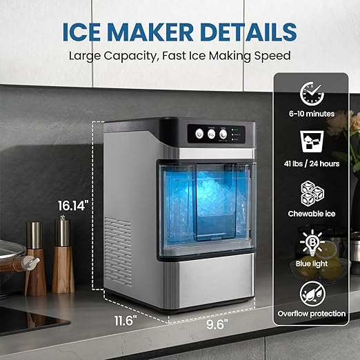 Chewable Crunchable Countertop Nugget Ice Maker - Image 7