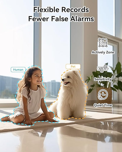 blurams 5G Indoor Camera, 2K Nanny Cam, 360° PTZ Pet Camera - Image 4