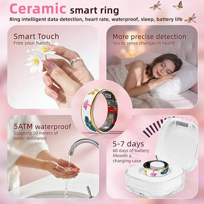 Smart Ring Health Tracker, Men & Women, Featuring a Heart Rate Monitor - Image 5