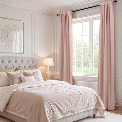 100% Blackout Shield Linen Blackout Curtains - Image 6