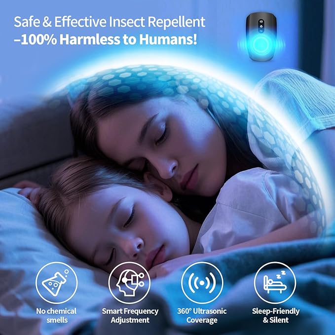 2025 Upgraded Ultrasonic Pest Repellent Indoor Insect Repeller, Pest Control - Image 5