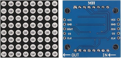 ACEIRMC 5PCS MAX7219 8x8 Dot Matrix LED Display Module 5V MCU Control MAX7219 - Image 2