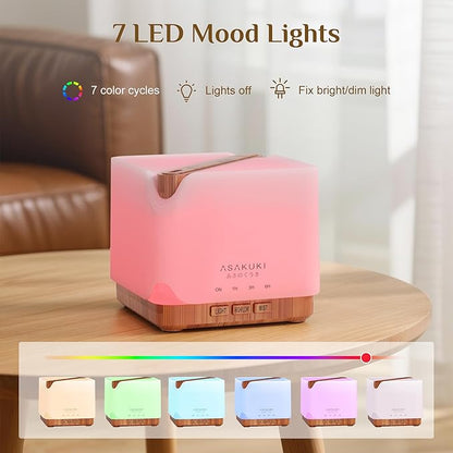 ASAKUKI Essential Oil Diffuser 700ml, Ultrasonic Aromatherapy Humidifier - Image 6
