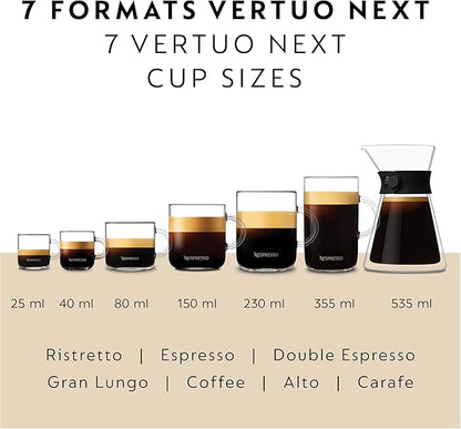 Nespresso Vertuo Next Coffee and Espresso Maker by Breville, Light Grey - Image 6