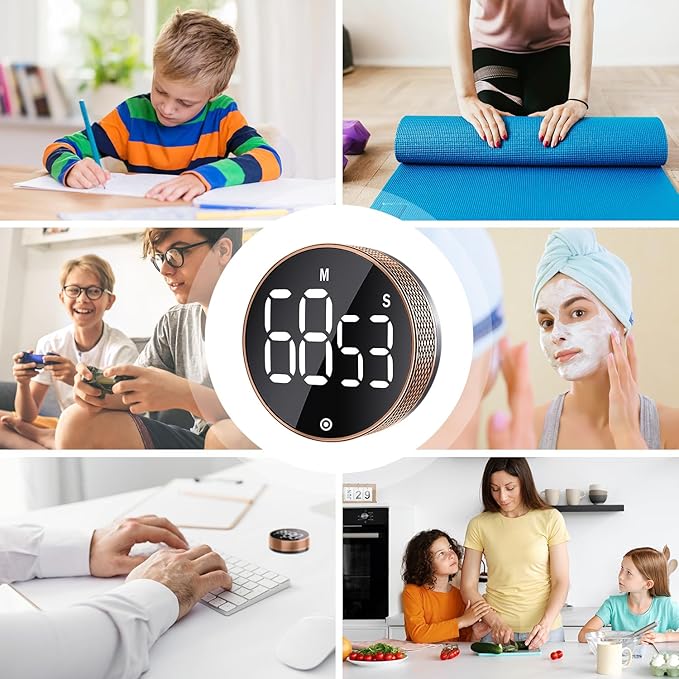BlueSnail Kitchen Timer with LED Digital Display Smart Efficana - Image 6