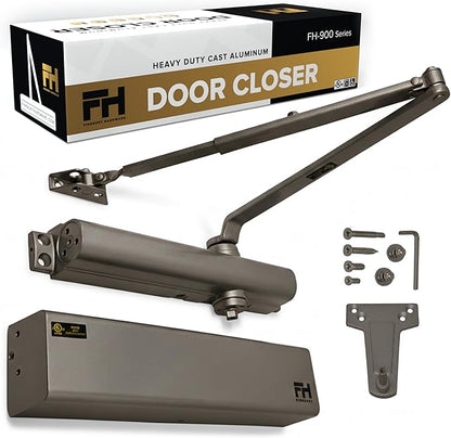 Finsbury Heavy Duty Commercial Door Closer Adjustable Size 1-6, Grade 1 by FINSBURYHARDWARE