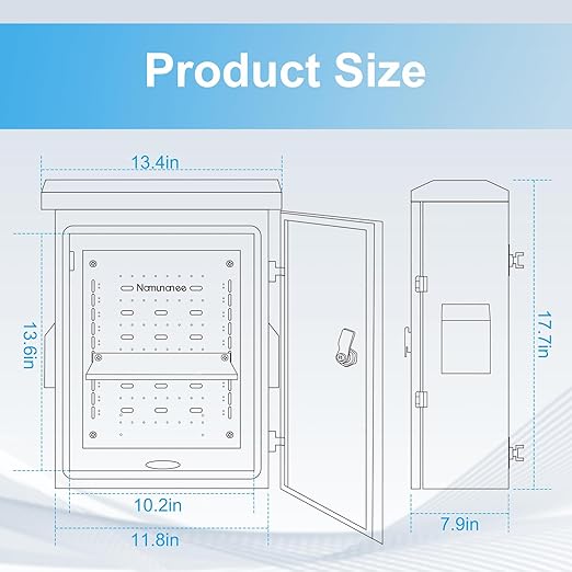 Outdoor Electrical Box with Thermostat and Fan, Cold-Rolled Steel Plate - Image 5