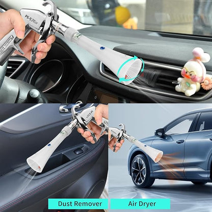 Tornado Dry Cleaning Gun with Brass Adjustable Air Flow Nozzle, Air Blower Gun - Image 6