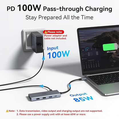 HODO USB C Docking Station Dual Monitor Adapter - Image 7