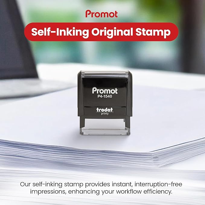 Promot Original Self Inking Rubber Stamp - Image 2