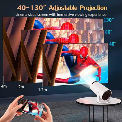Mini Projector, 4K 1080P Support Portable Projector - Image 8