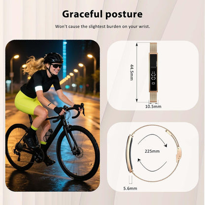fitness health/calorie tracker with 2 bands, sleep detection on a desk or shelf