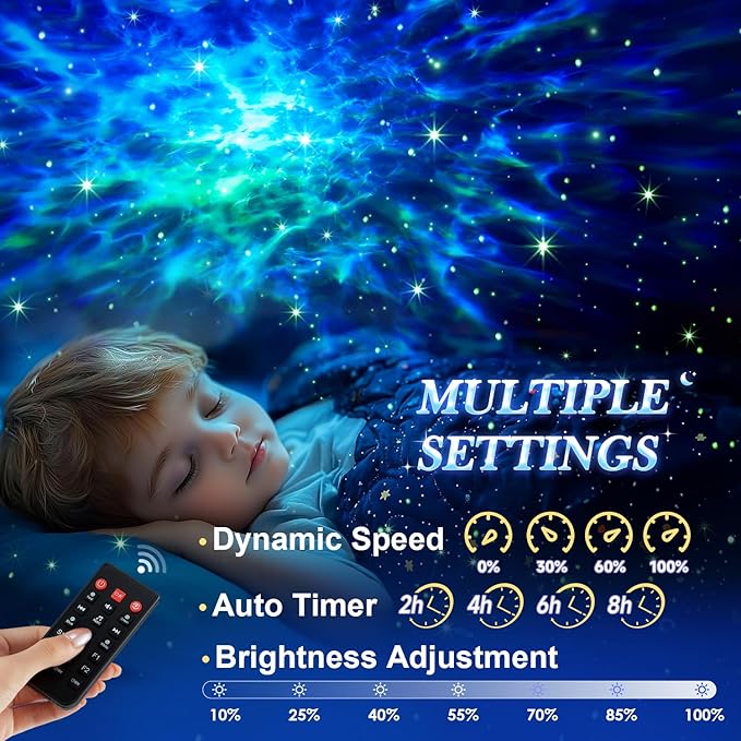 Star Projector Galaxy Light Projector, 15 Colors Star Lights - Image 5