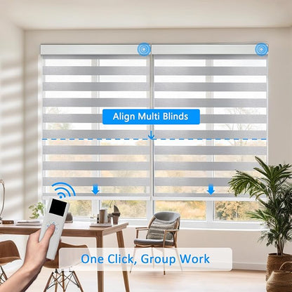 COOLWINDS Motorized Zebra Blinds - Image 2