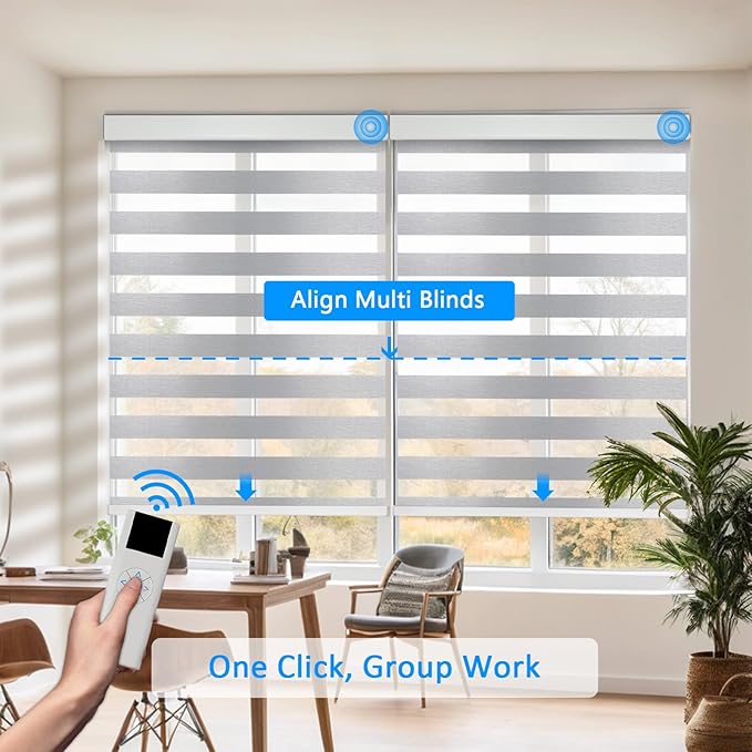 COOLWINDS Motorized Zebra Blinds - Image 2