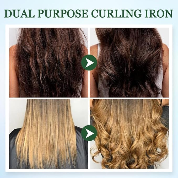2026 New Mini Curling Iron for Short Hair, 2 in 1 Mini Curling Wand & Flat Iron - Image 6