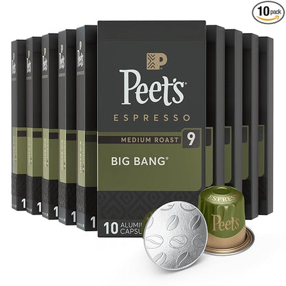 Peet's Coffee, Medium Roast Espresso Capsules, Compatible by Peet%E2%80%99sCoffee