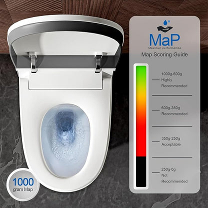 Smart Toilet with Bidet Built in, Heated Bidet, Auto Open/Close Lid, Foot - Image 3