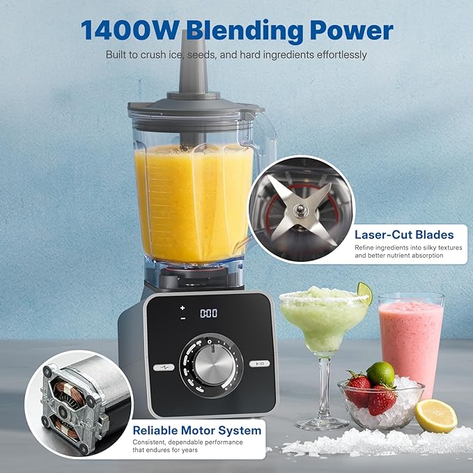 Home Blender, 1400W High-Speed Blender - Image 2
